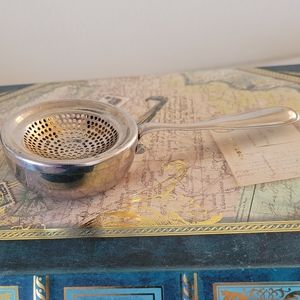 Vintage Tea Strainer, Silver Plated, Made in Germany, probably circa 1940s